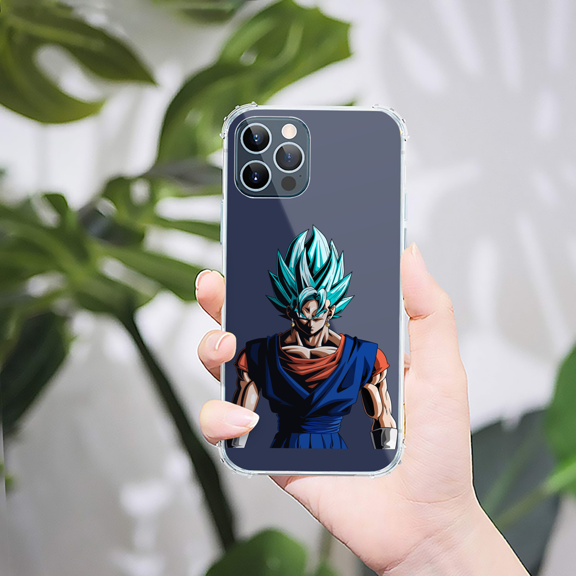 （画像用） ドラゴンボール ベジット DRAGON BALL Vegetto 【iPhone 12シリーズ対応】透明スマホケース（クリアソフトケース）